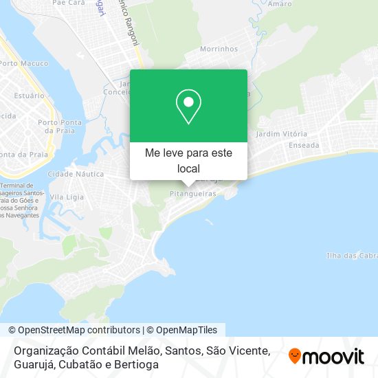 Organização Contábil Melão mapa