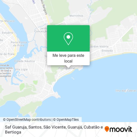 Saf Guaruja mapa