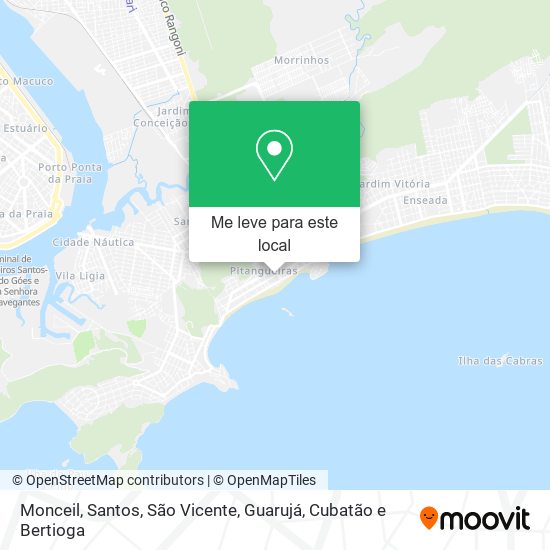 Monceil mapa