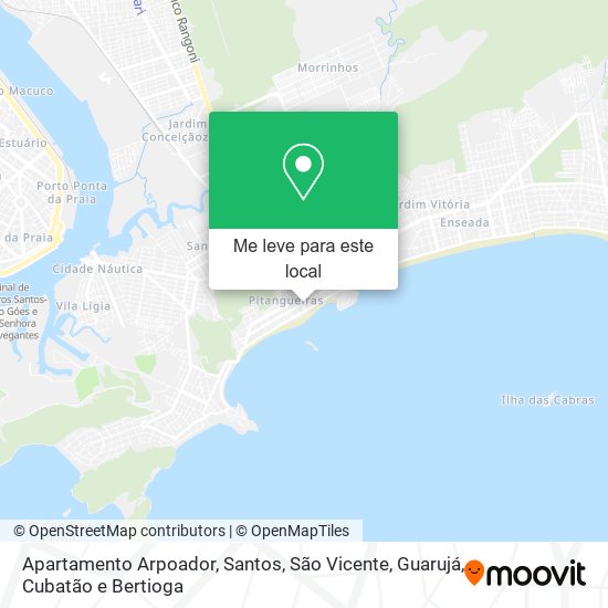 Apartamento Arpoador mapa