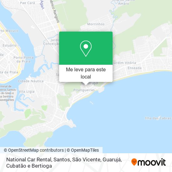 National Car Rental mapa