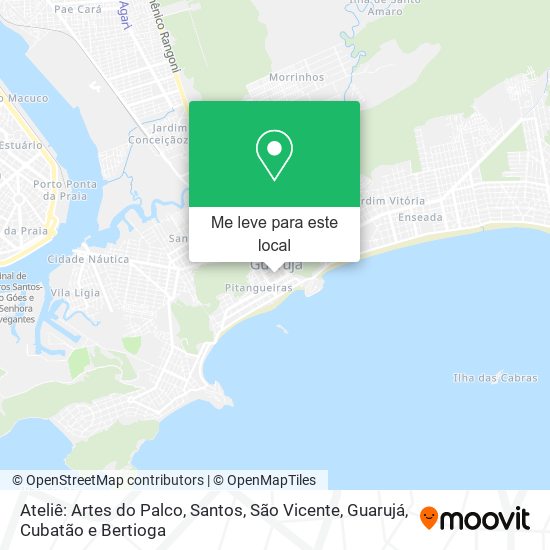 Ateliê: Artes do Palco mapa