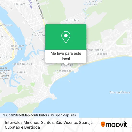 Intervales Minérios mapa