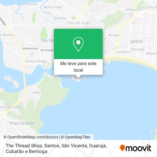 The Thread Shop mapa
