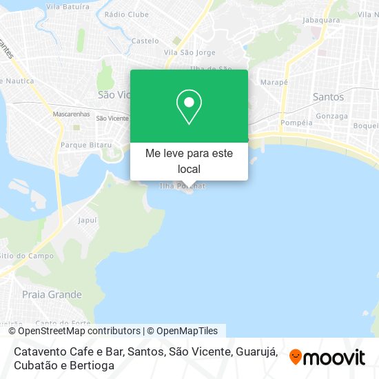 Catavento Cafe e Bar mapa