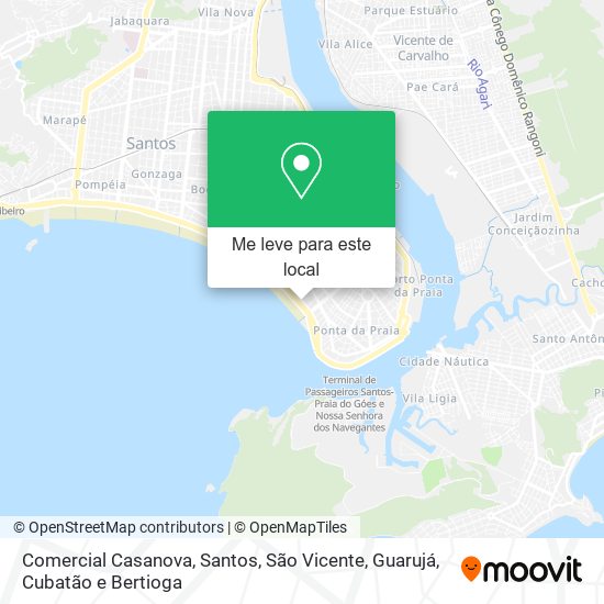 Comercial Casanova mapa