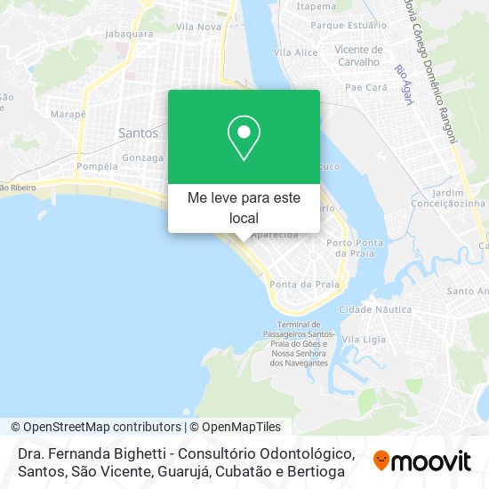 Dra. Fernanda Bighetti - Consultório Odontológico mapa