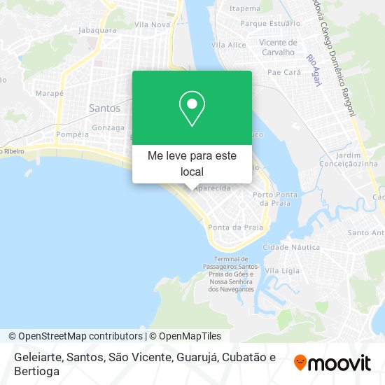 Geleiarte mapa
