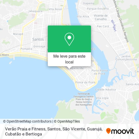 Verão Praia e Fitness mapa