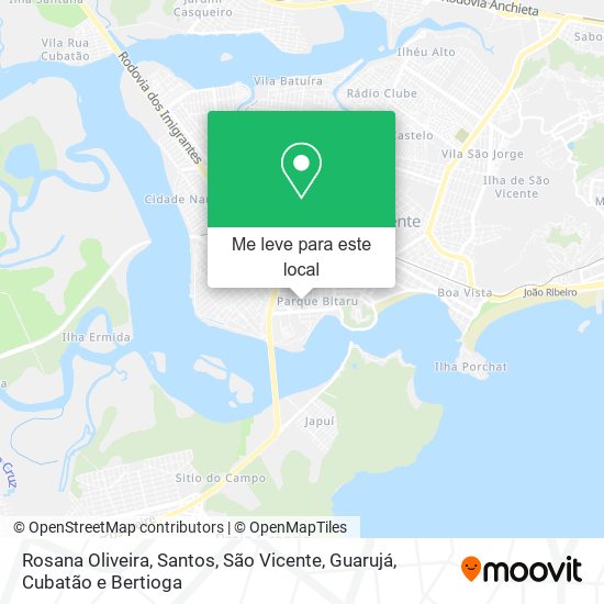 Rosana Oliveira mapa