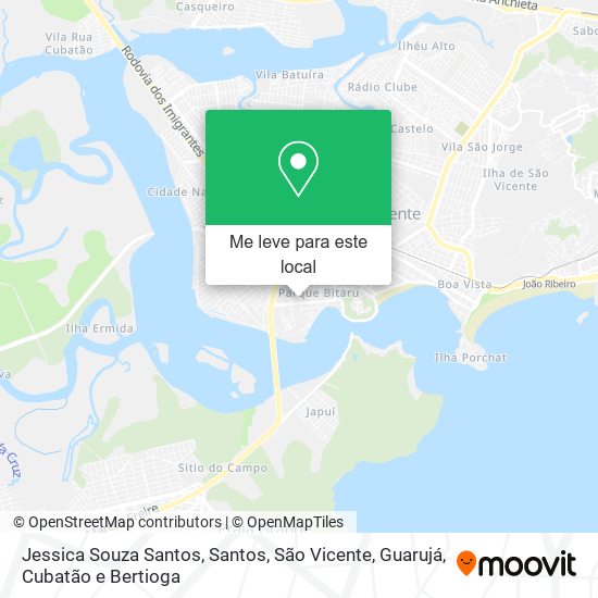 Jessica Souza Santos mapa