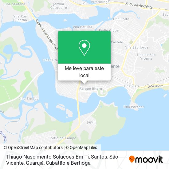 Thiago Nascimento Solucoes Em Ti mapa