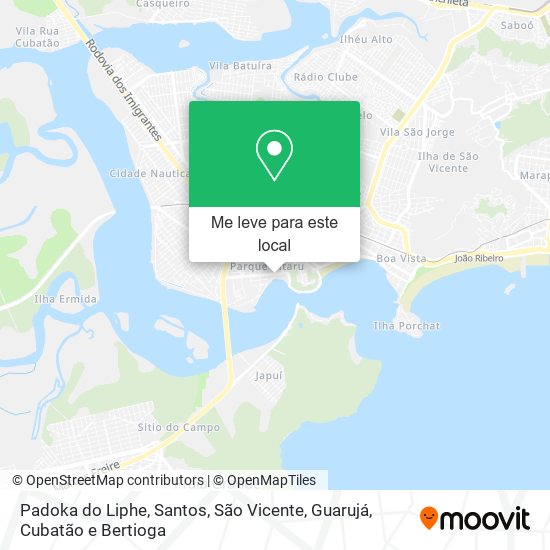Padoka do Liphe mapa