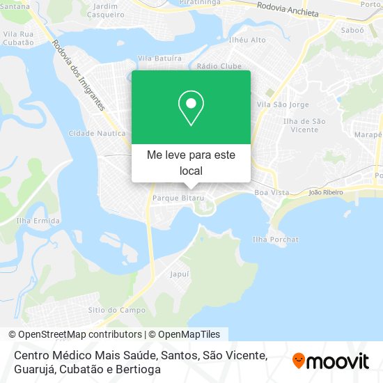 Centro Médico Mais Saúde mapa