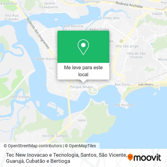 Tec New Inovacao e Tecnologia mapa