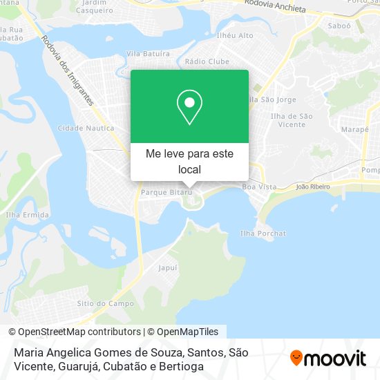 Maria Angelica Gomes de Souza mapa