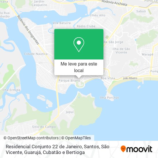 Residencial Conjunto 22 de Janeiro mapa