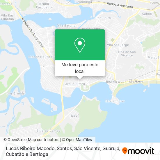 Lucas Ribeiro Macedo mapa