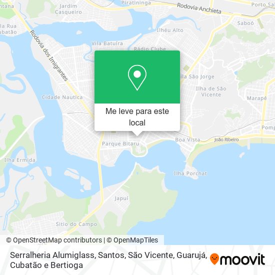 Serralheria Alumiglass mapa