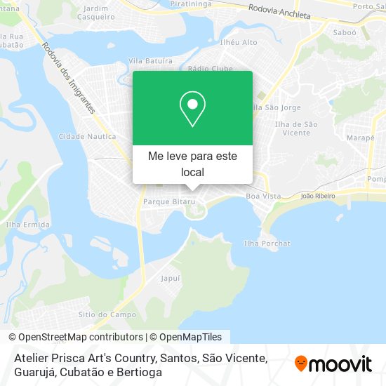 Atelier Prisca Art's Country mapa