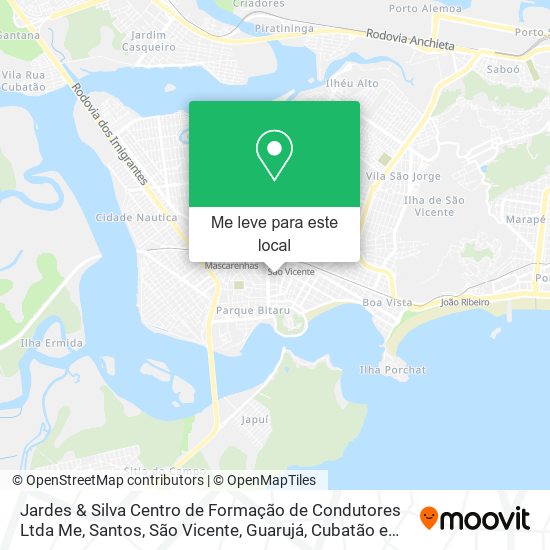 Jardes & Silva Centro de Formação de Condutores Ltda Me mapa