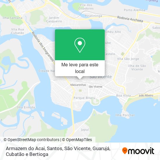 Armazem do Acai mapa