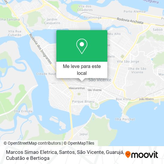 Marcos Simao Eletrica mapa