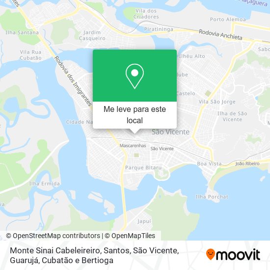Monte Sinai Cabeleireiro mapa