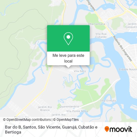 Bar do B mapa