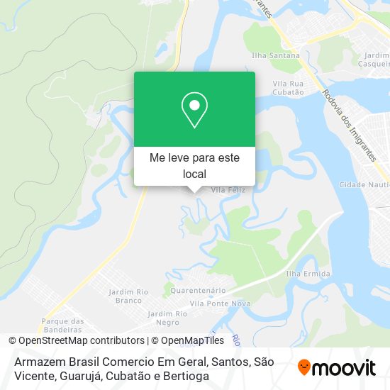 Armazem Brasil Comercio Em Geral mapa