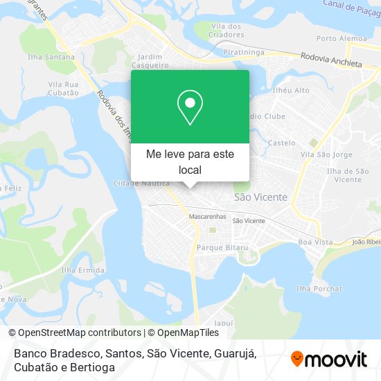 Banco Bradesco mapa