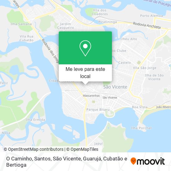 O Caminho mapa