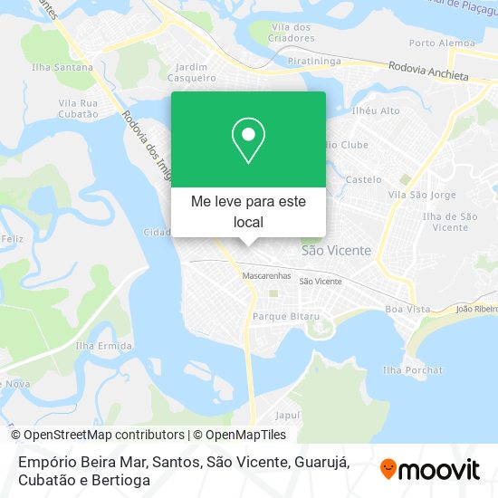 Empório Beira Mar mapa