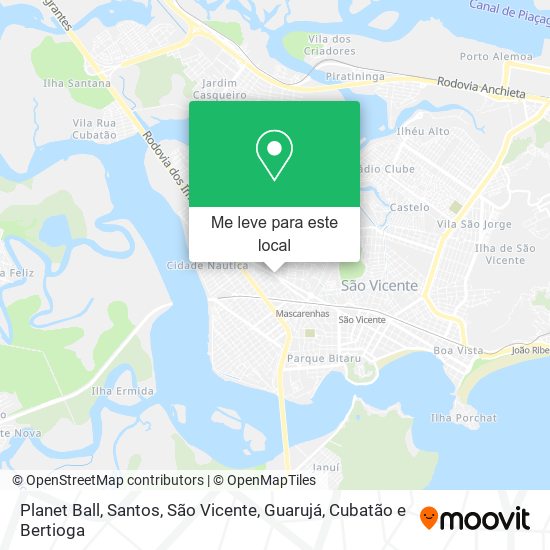 Planet Ball mapa