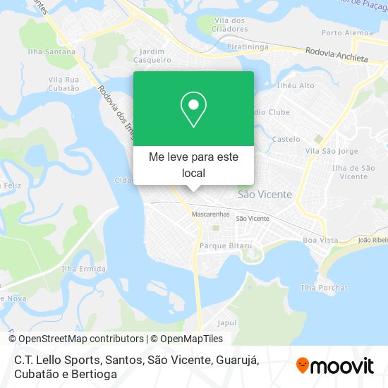 C.T. Lello Sports mapa