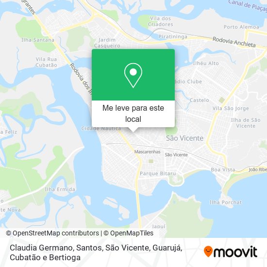 Claudia Germano mapa