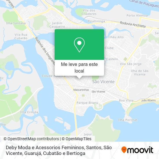 Deby Moda e Acessorios Femininos mapa