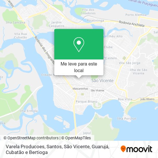 Varela Producoes mapa