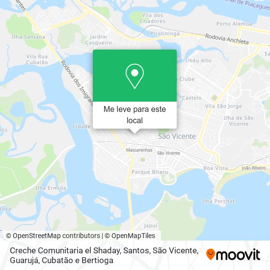 Creche Comunitaria el Shaday mapa