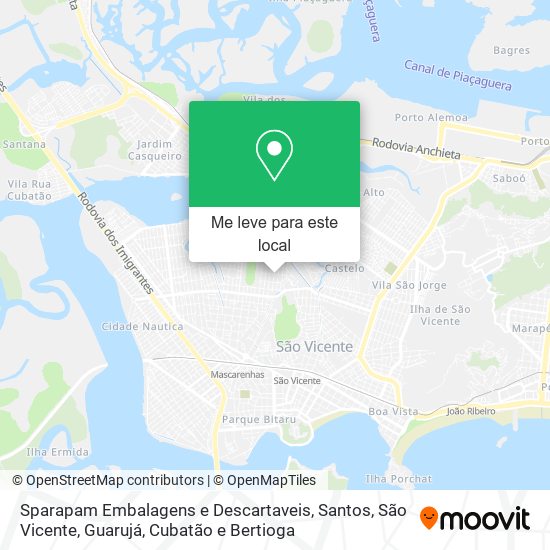 Sparapam Embalagens e Descartaveis mapa