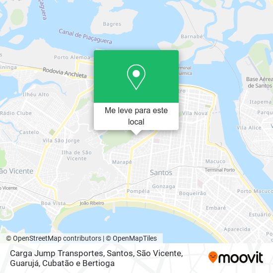 Carga Jump Transportes mapa