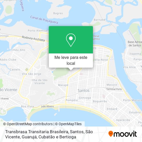 Transbrasa Transitaria Brasileira mapa