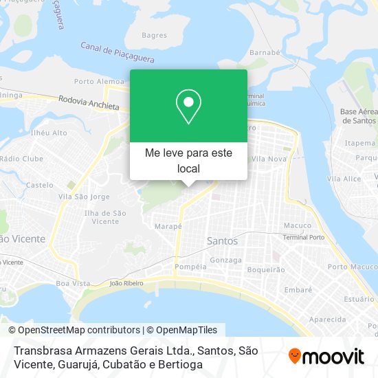 Transbrasa Armazens Gerais Ltda. mapa