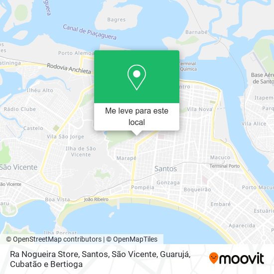 Ra Nogueira Store mapa