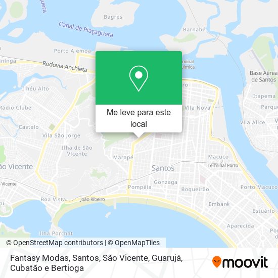 Fantasy Modas mapa
