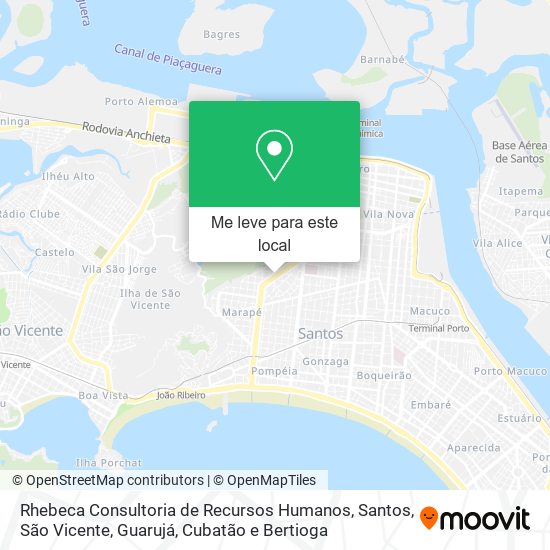 Rhebeca Consultoria de Recursos Humanos mapa