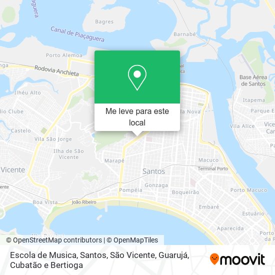 Escola de Musica mapa