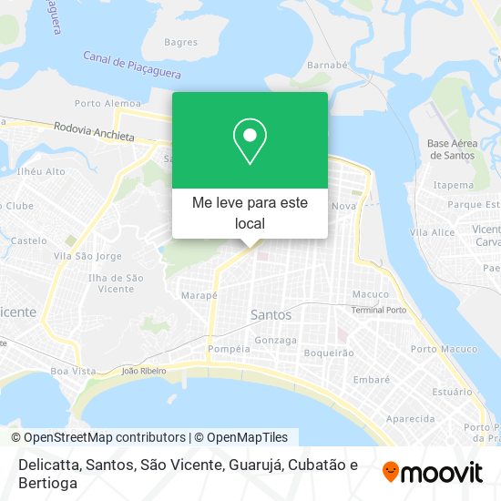 Delicatta mapa