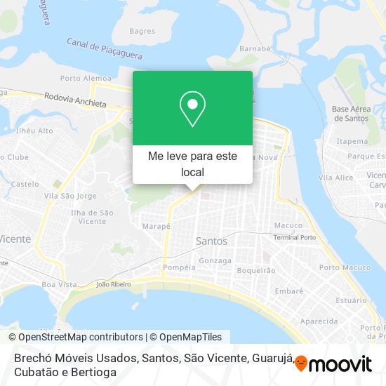 Brechó Móveis Usados mapa