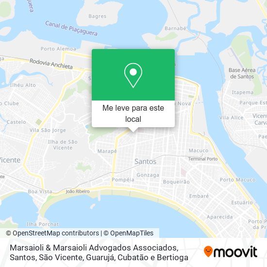 Marsaioli & Marsaioli Advogados Associados mapa